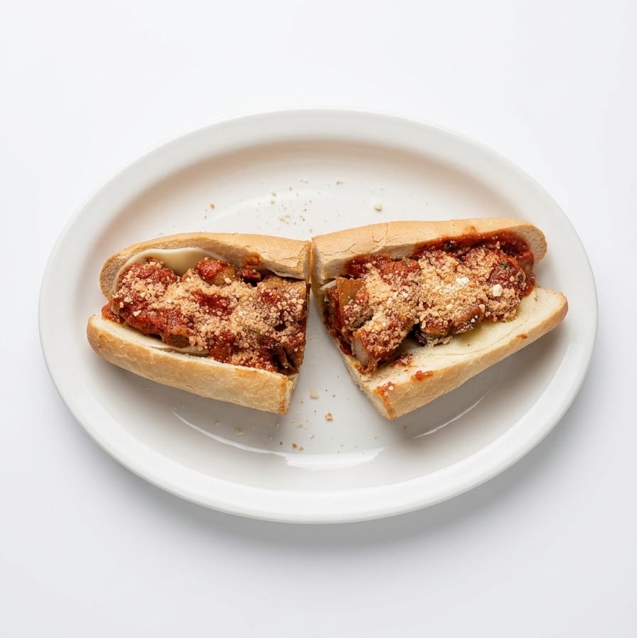 Veal Parmigiana Sub.