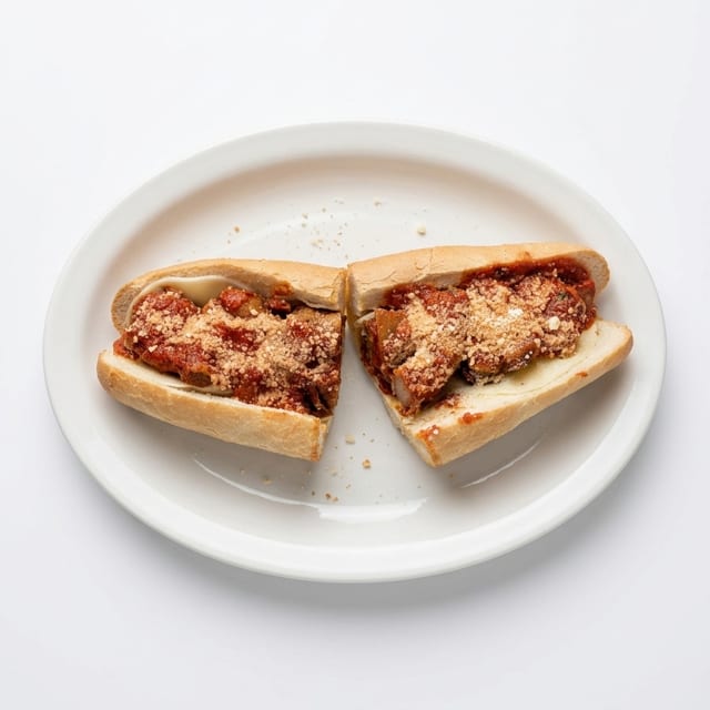 Veal Parmigiana Sub.