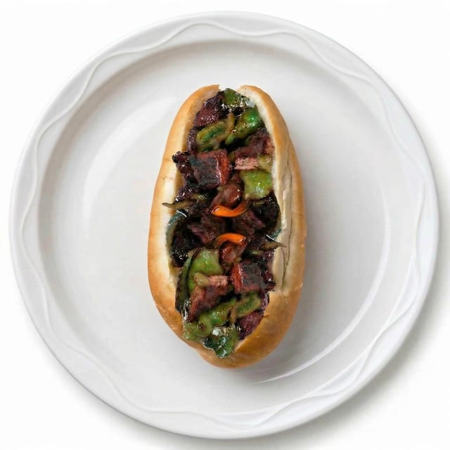 Steak Tips and Pepper Sub.